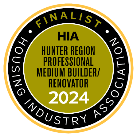 Finalist for Housing Industry Association's Hunter Region Professional Medium Builder/Renovator